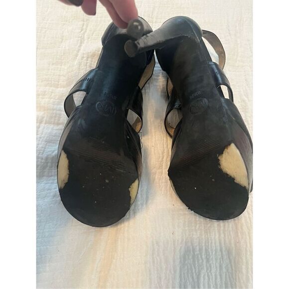 Michael Kors Peep Toe Platform Sandals - Berkley High-Heel - Picture 8 of 9